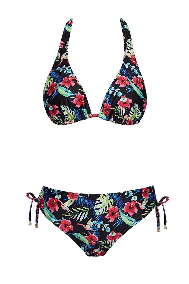 Kalın Askılı Üçgen Bikini Takım - 1