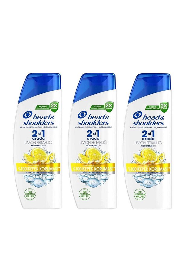 Head & Shoulders 330 Ml Şampuan 2-1 Limon X 3 Adet - 1