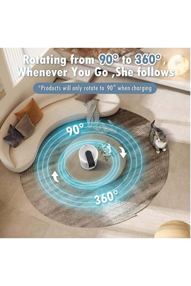 360°automatic Oscillation Desk Fan,4000mah Battery,two Modes Spray,continuous Humidification - 8