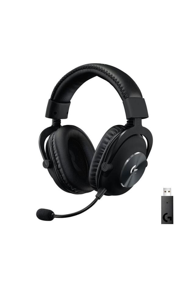 Casti Gaming Wireless Logitech Pro X Lightspeed, Microfon, Surround 7.1 (Negru)
