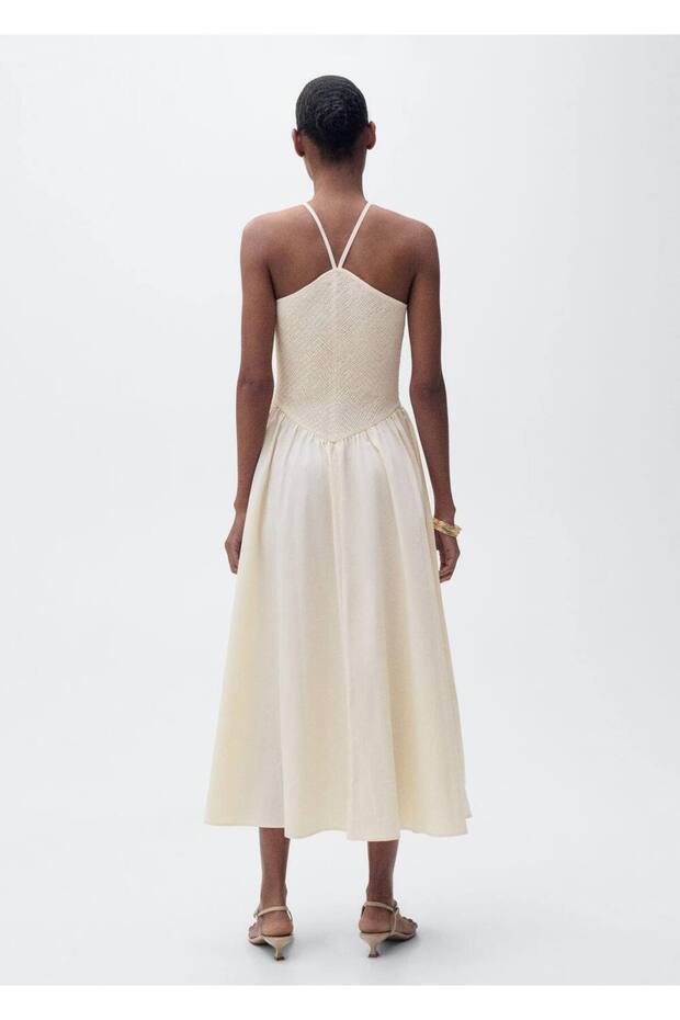 Halter Yaka Elbise - 4