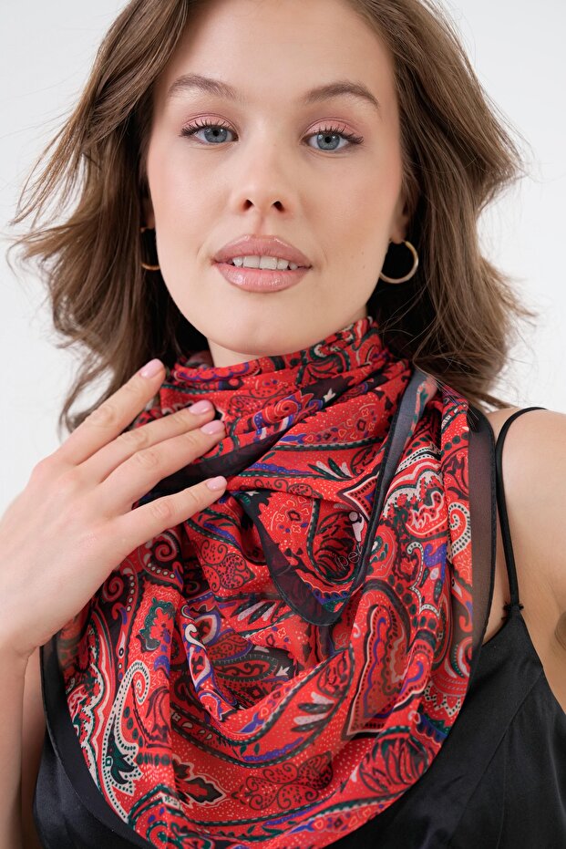 Scarf Ethnic Pattern-Kf003 - 5