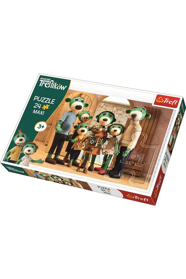 Puzzle Family Portrait, Ik Family 24 Parça Dev Yapboz - 1