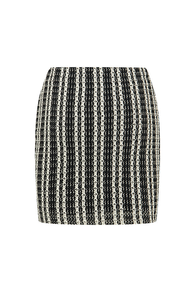 ÇİZGİLİ MİNİ ETEK - 2