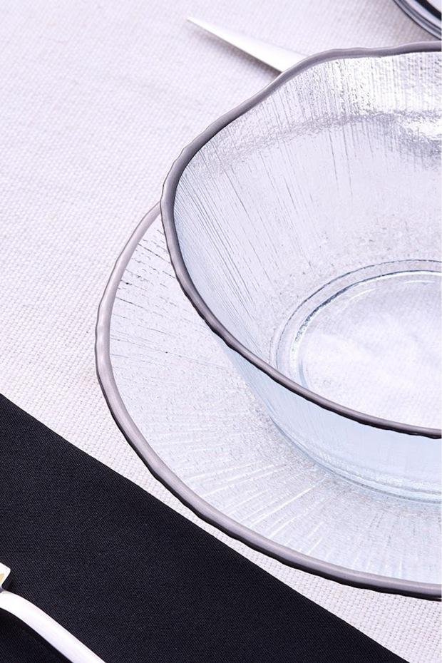 Marlon 6 Parça Cam Tatlı / Pasta Seti - 4