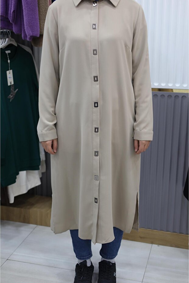 krep uzun tunik - 2