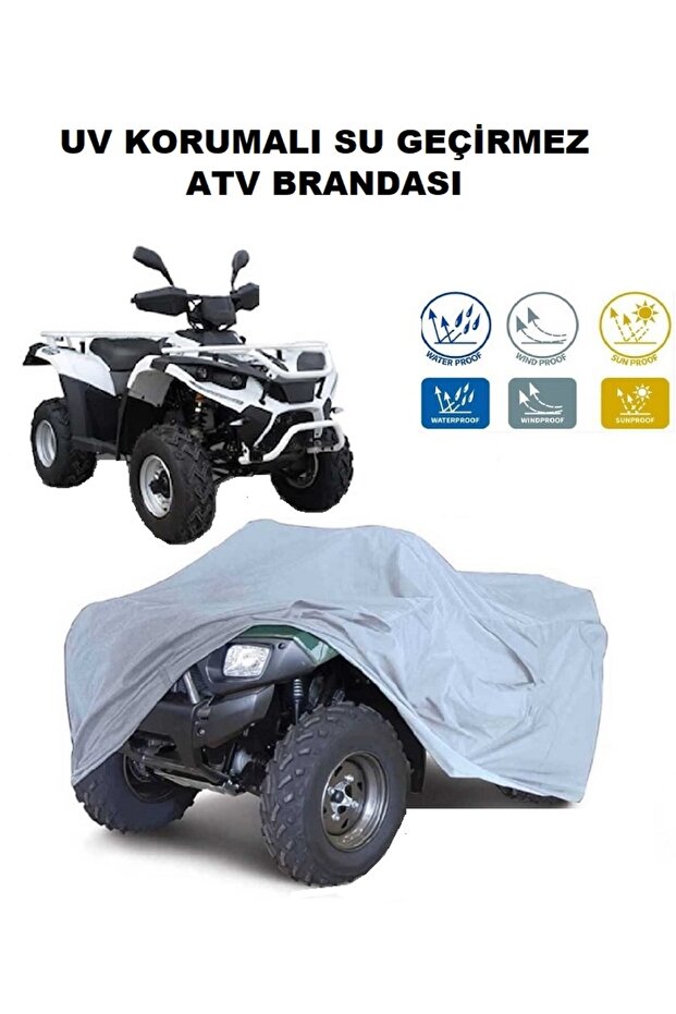 Cfmoto Cforce 450 L Eps Gray Waterproof Thick Premium Atv Tarpaulin