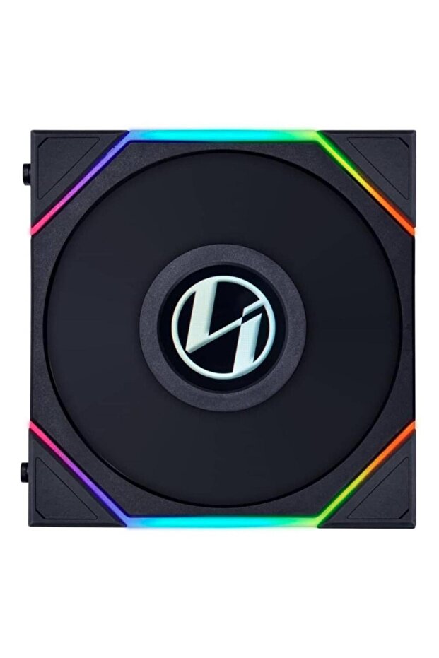 Set of 3 Lian LI UNI FAN TL LCD fans, ARGB lighting, 120 mm, PWM + Controller (Black) - 2