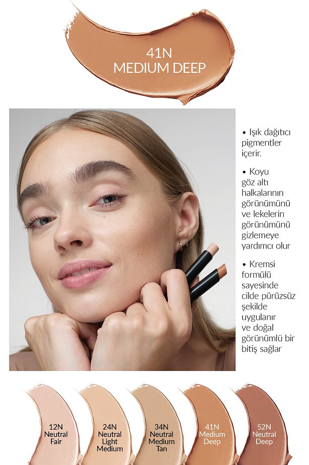 Concealer Stick Kapatıcı Medium Deep - 41n - 2