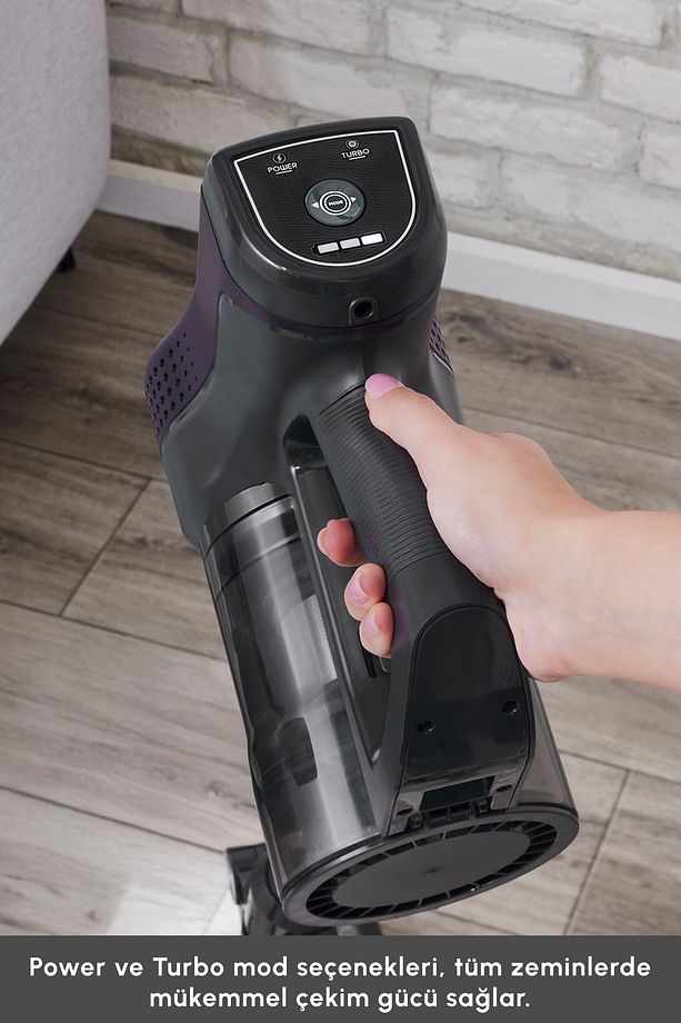 Vantuz Power Up Max Dik Süpürge Grape Purple 350 W - 7