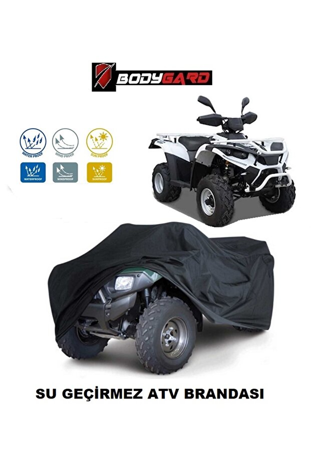 Cfmoto Cforce 850 High Black Waterproof Thick Premium Atv Tarpaulin