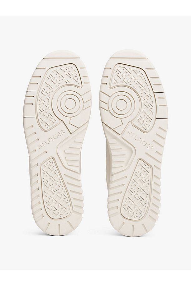 Deri Logolu Erkek Bej Sneaker - 5