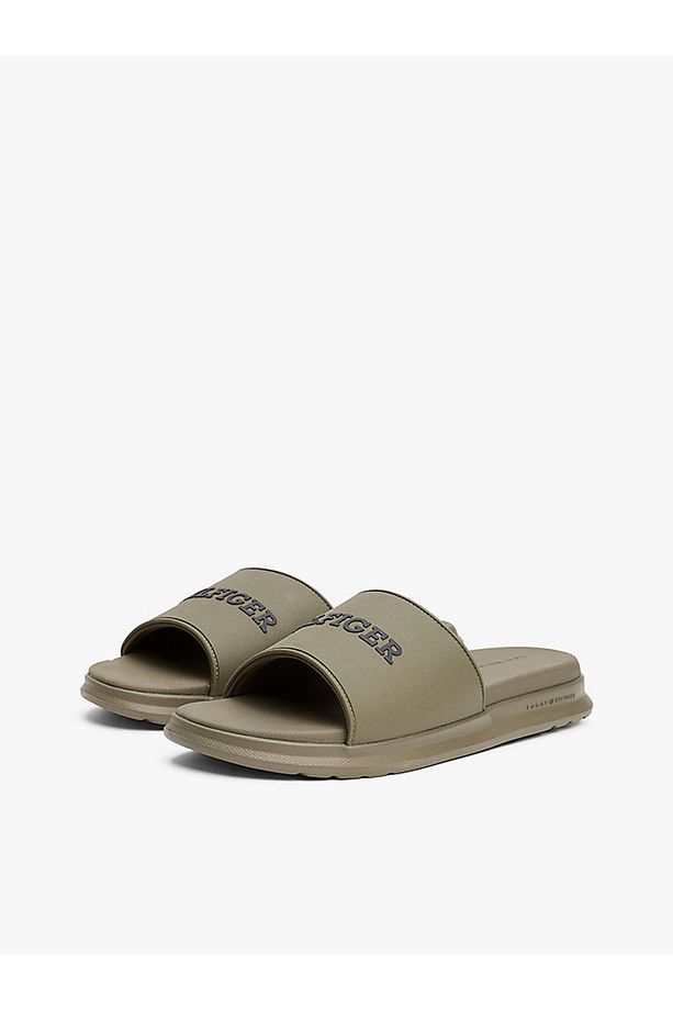 DUAL DENSITY HILFIGER POOL SLIDE - 2