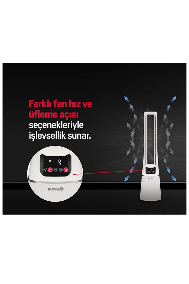 Temiz Havanın Keyfini Yaşayın Arçelik Kule Tipi Vantilatör - 6
