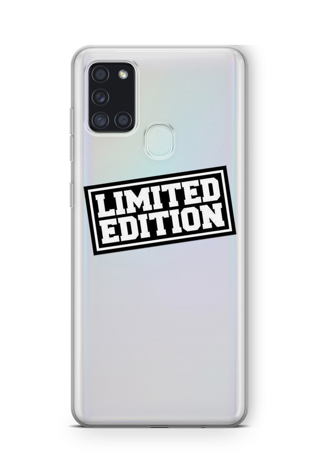 حافظة شفافة مطبوعة بتصميم محدود متوافق مع هاتف Samsung Galaxy A21S