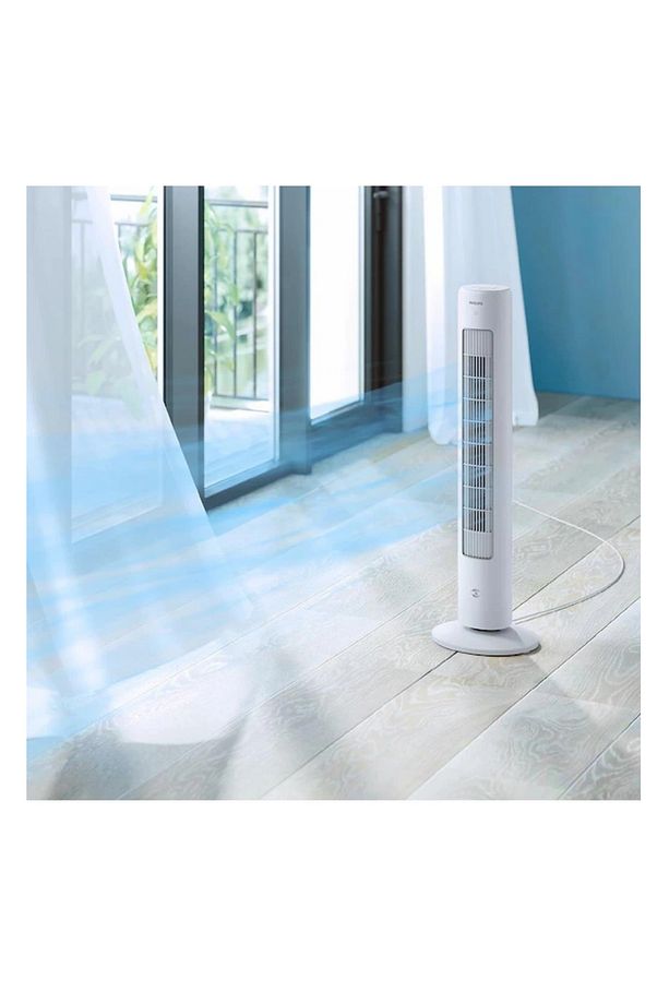 Kule Tipi Fan Uzaktan kumanda, Zamanlayıcı, 3 Hız, 3 Mod, 40W, Güçlü Vantilatör - 4