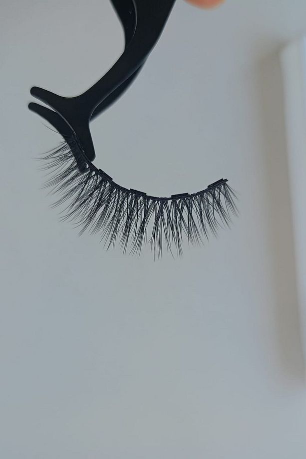 Manyetik Tek Tarflı Mıknatıslı Sıvılaştırılmış Toz Mıknatıs Eyeliner Cımbız Set Takma Kirpik - 2
