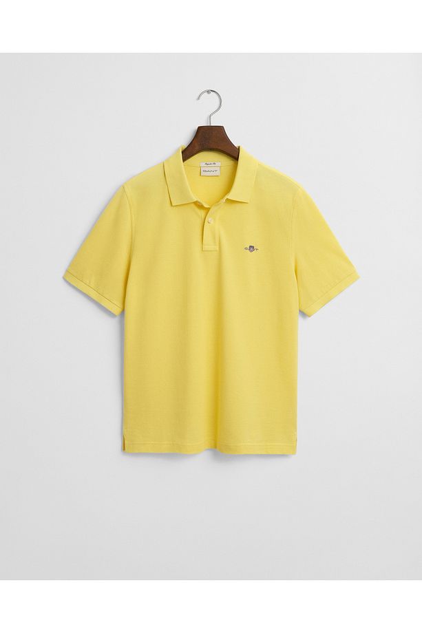 Erkek Sarı Regular Fit Polo - 4