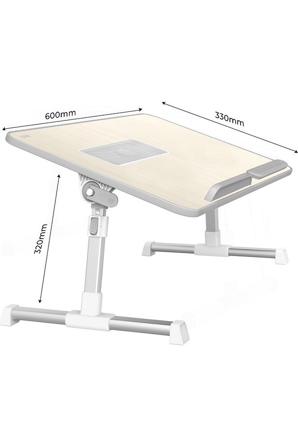 Saiji A8 Large Çok Fonksiyonlu Ayarlı Notebook Soğutuculu Çalışma Masası Gri - 6