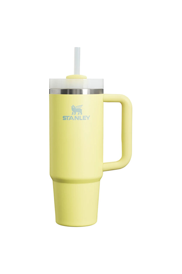 The Quencher H2.0 Flowstate Tumbler. | 0.89 Liter (30 oz) Pomelo Thermos with Straw