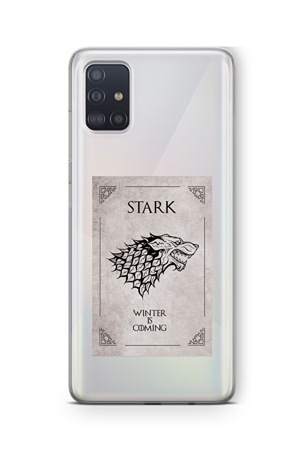 Galaxy A51 Compatible Got Stark Design Printed Transparent Case - 1