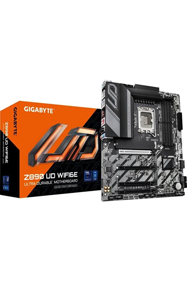 GIGABYTE Z890 UD WIFI6E Motherboard, DDR5, ATX, LGA 1851, Intel Z890 - 4