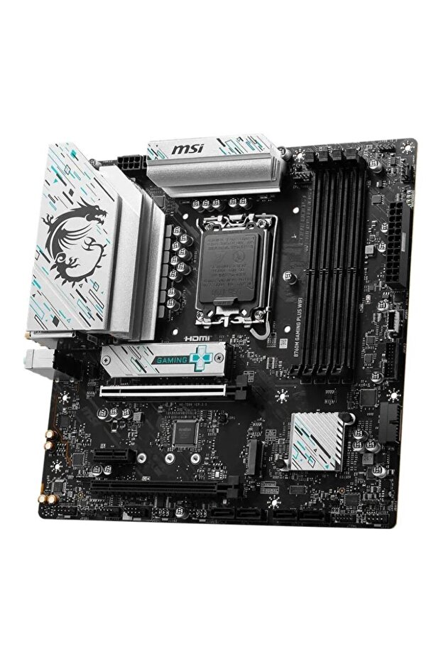 Placa de baza MSI B760M GAMING PLUS WIFI, DDR5, LGA 1700, Intel B760 - 4