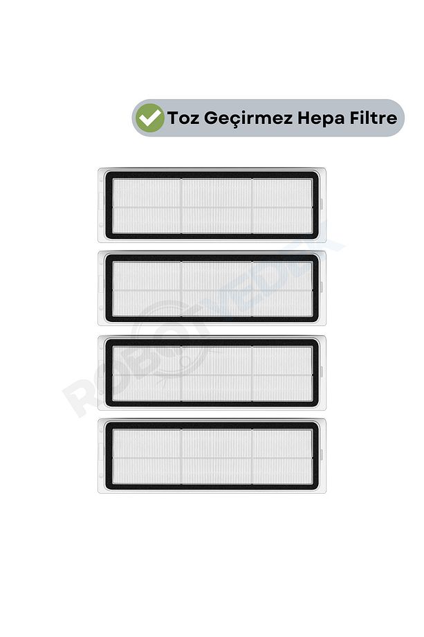 Dreame Bot D10 Plus Uyumlu Yedek Hepa Filtre-4 Parça - 1
