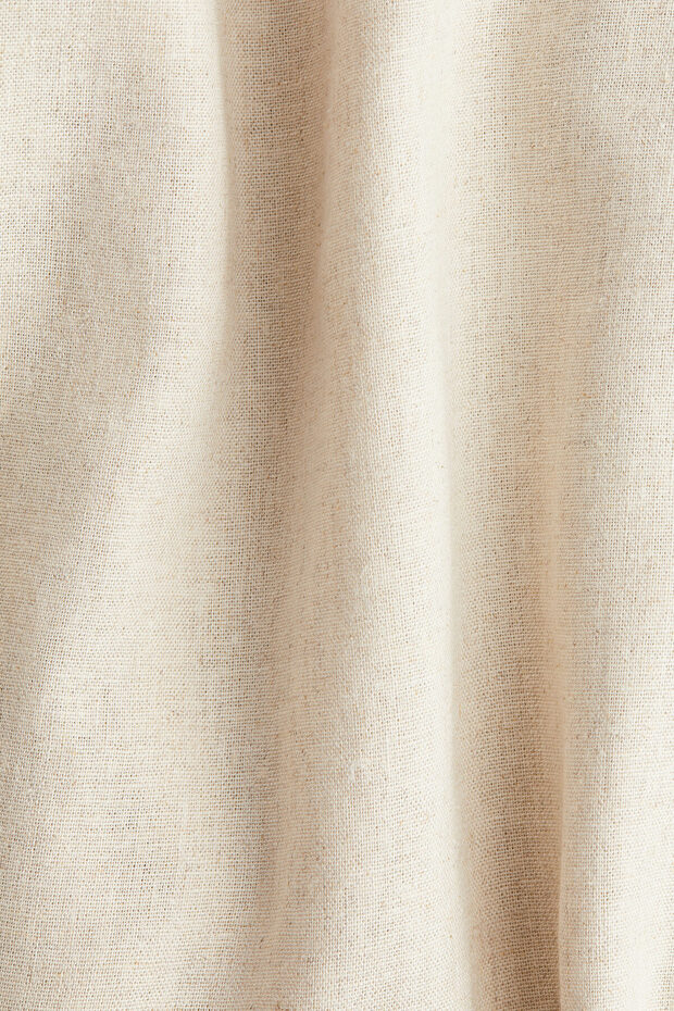 Keten Karışımlı Mini Şort Etek - 5