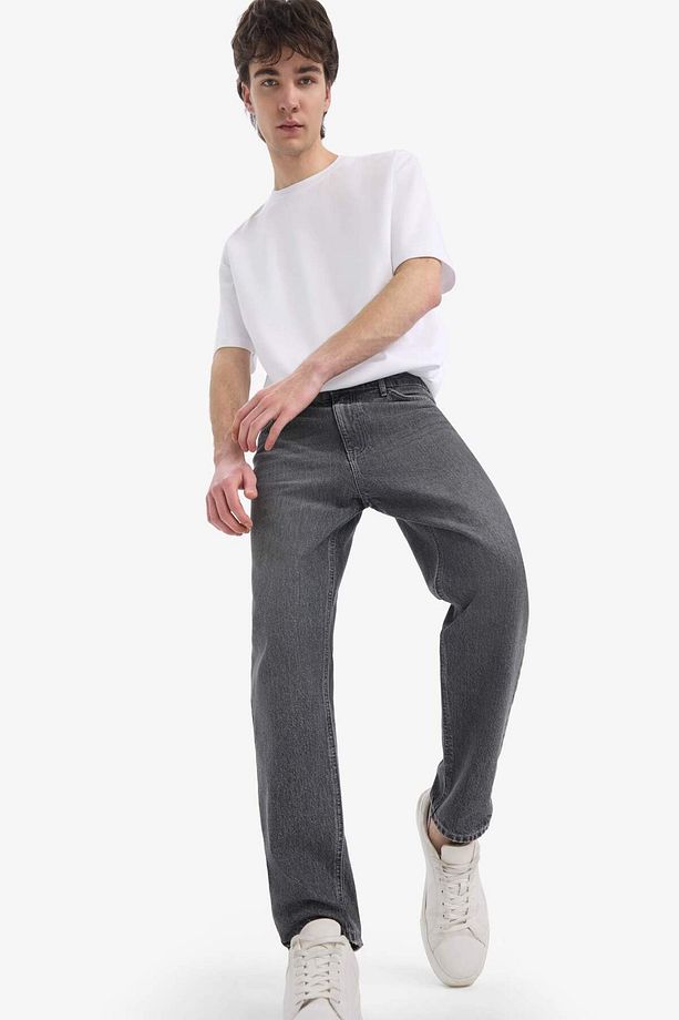 %100 Pamuk 90's Slim Fit Dar Kalıp Yüksek Bel Dar Paça Jean Pantolon D9332ax25sp - 6
