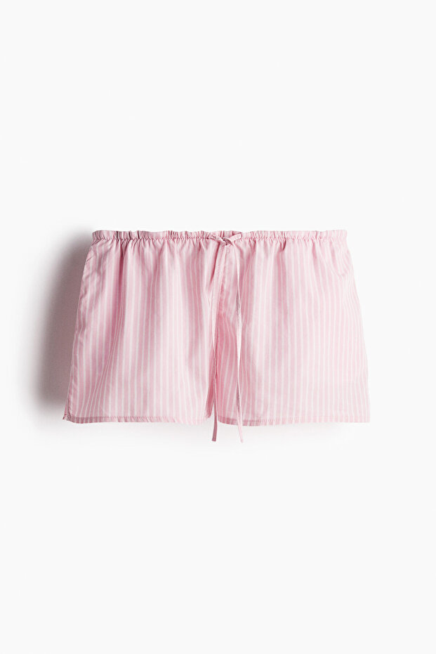 Pamuklu Poplin Şort - 3