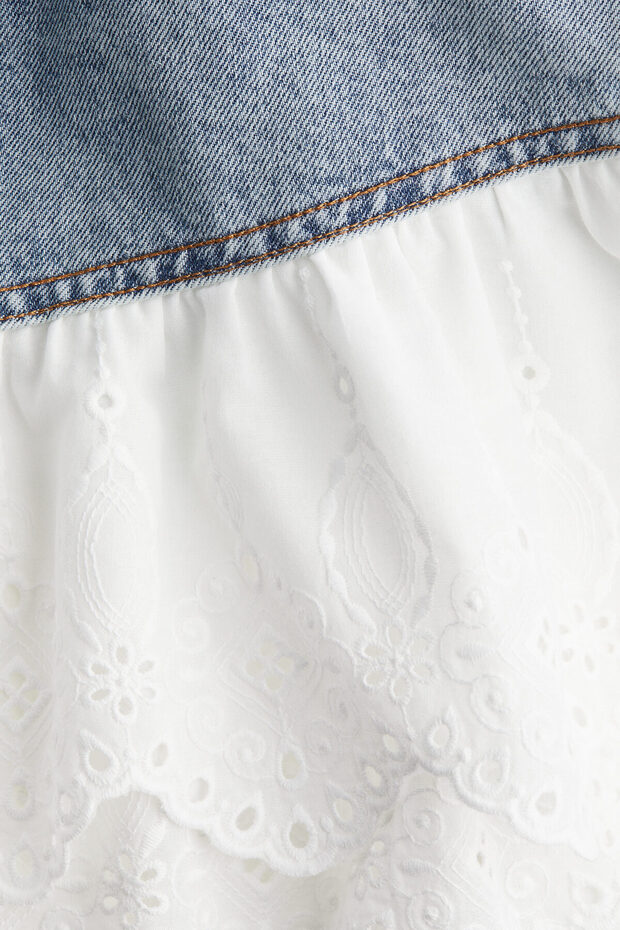 Farbalalı Mini Etek - 6