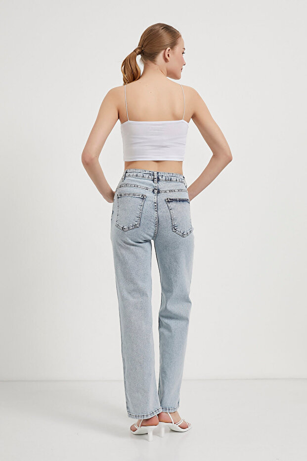 İp Askılı Crop Atlet - 5