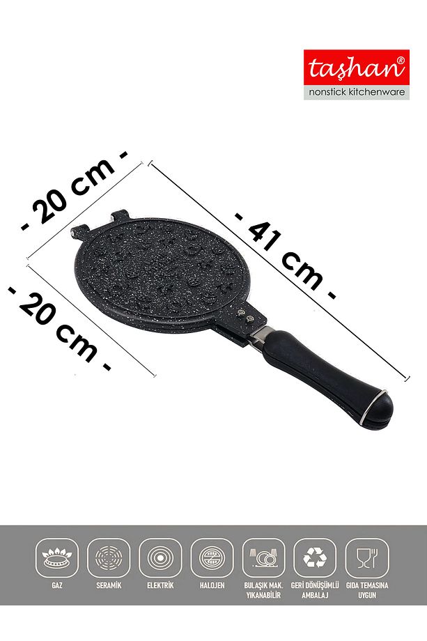 Döküm Waffle Tavası Bakalit Sap - 2