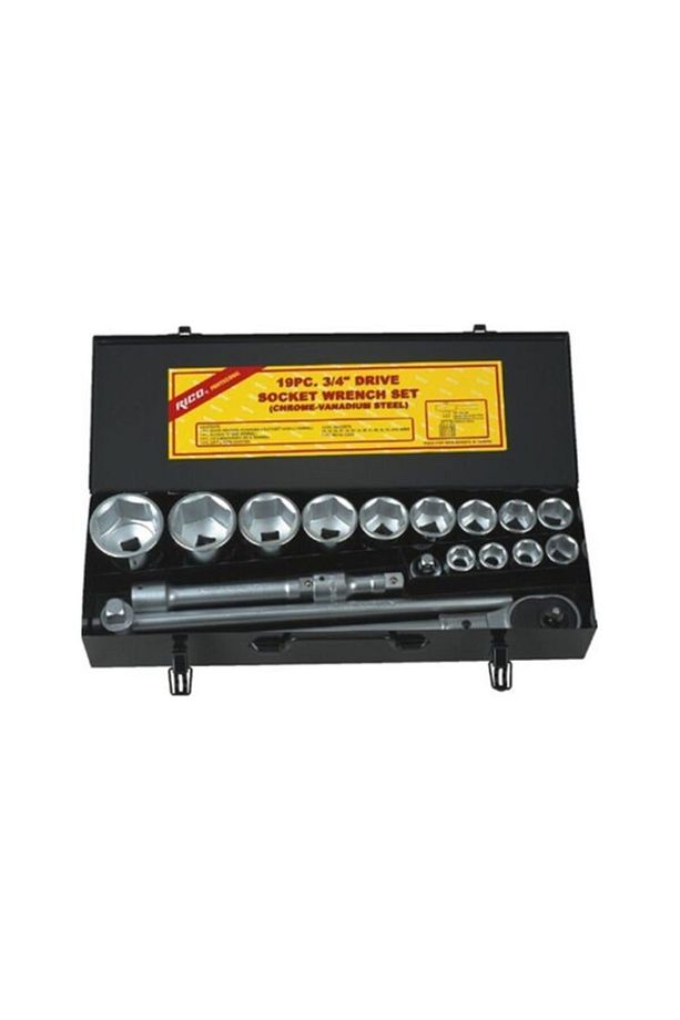 RİCO AĞIR LOKMA SETİ 6 KÖŞE 3/4'' RC1021 - 1