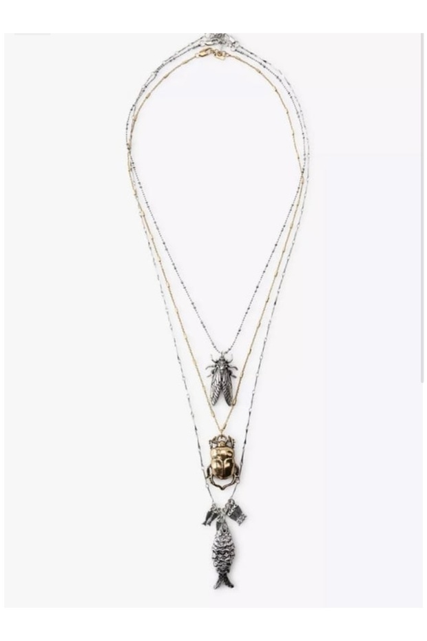 Zra Product Insect Fish Necklace