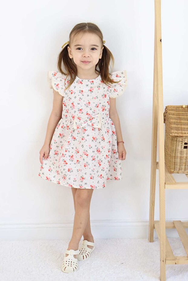 Girl Child Flower Dress 2/6 Years