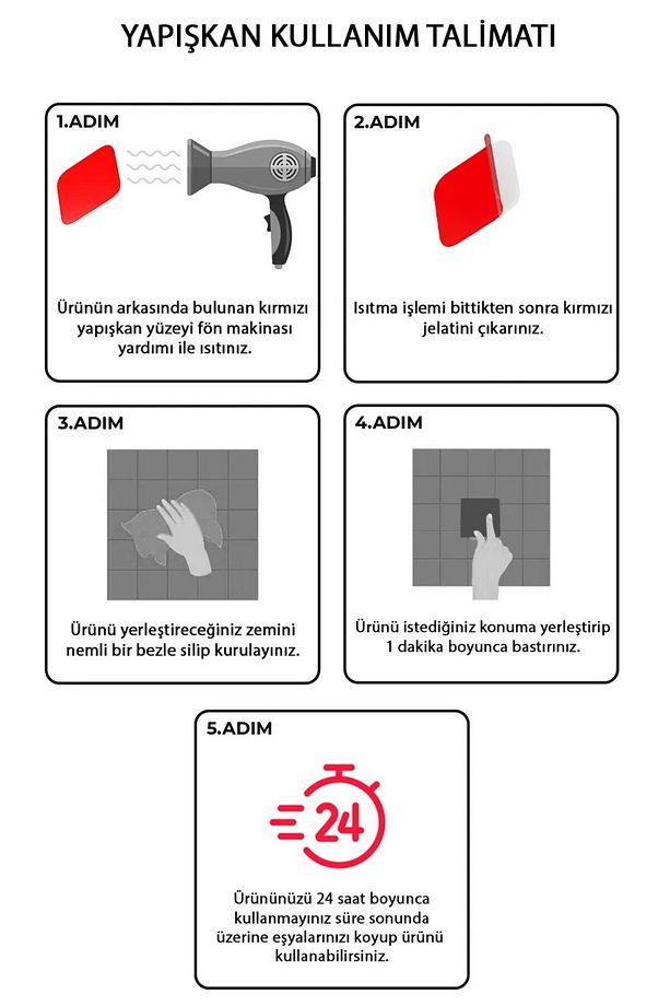 Pratik Dikey Kağıt Havlu Rulo Tutucu Yapışkanlı Tasarım Peçetelik Dekoratif Kağıt Havluluk - 7