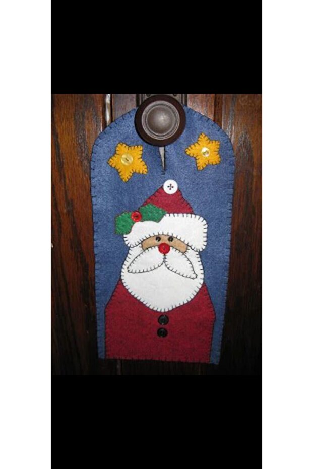 KEÇEDEN KAPI KOLU SÜSÜ NOEL BABA - 1