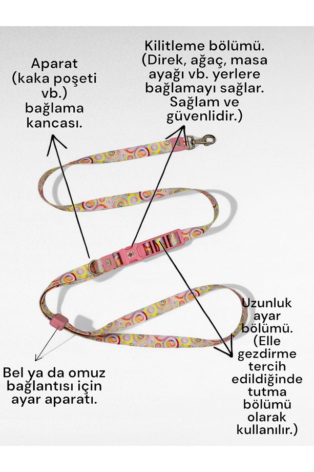 Hands-Free Eller Serbest Gezdirme Kayışı- Köpek Gezdirme Kayışı - Eller Serbest- Köpek Gezdirme İpi - 3