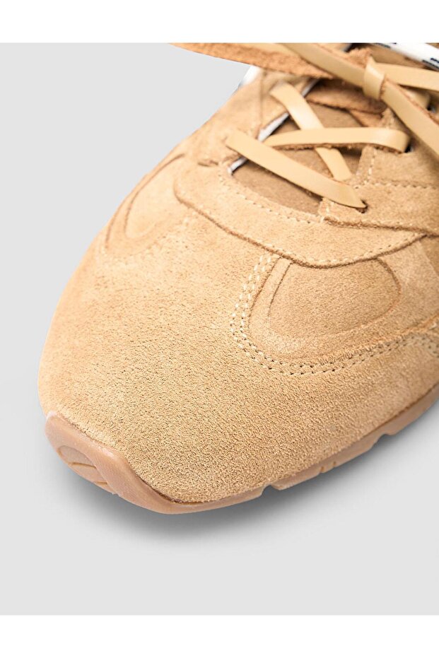 %100 Hakiki Deri Taba Kadın Sneaker - 7