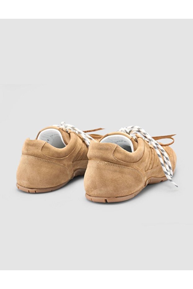 %100 Hakiki Deri Taba Kadın Sneaker - 3