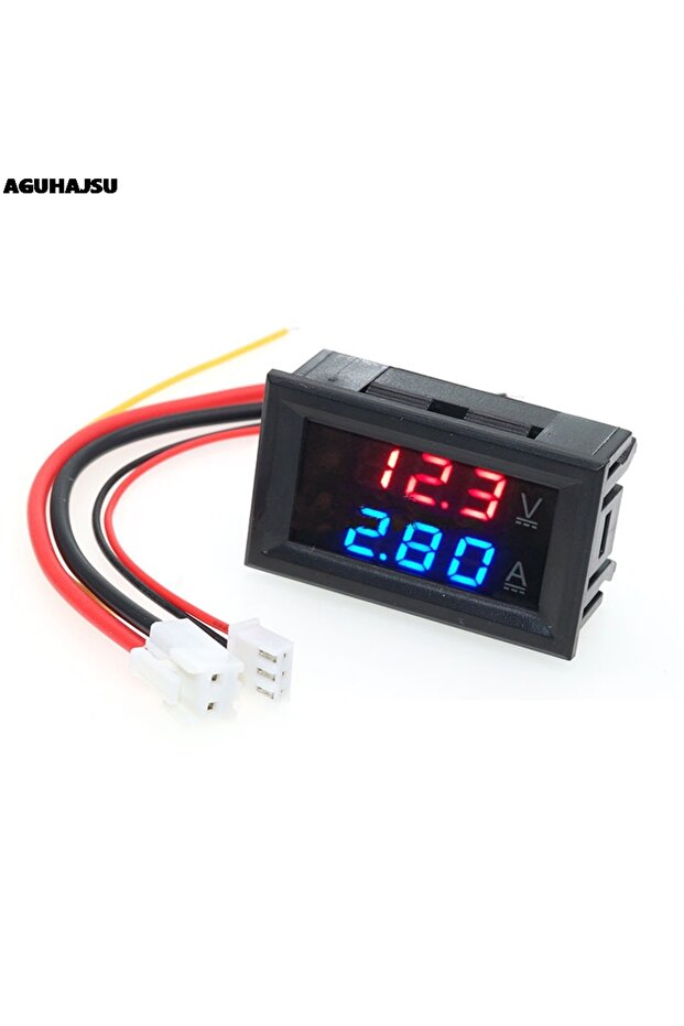 0.28"led DC0-100V 10A Digital Voltmeter Ammeter 2 in1 Multimeter 12V/24V Voltage Ampere Meter Vol...
