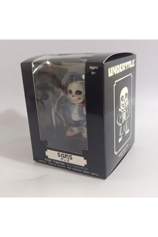 مع صندوق 01 ألعاب شخصيات الحركة Undertale Sans Flowey المصنوعة من مادة PVC