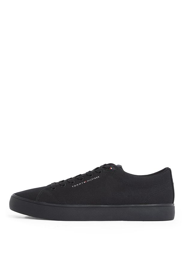 Siyah Erkek Sneaker TH HI VULC LOW CORE CANVAS - 2