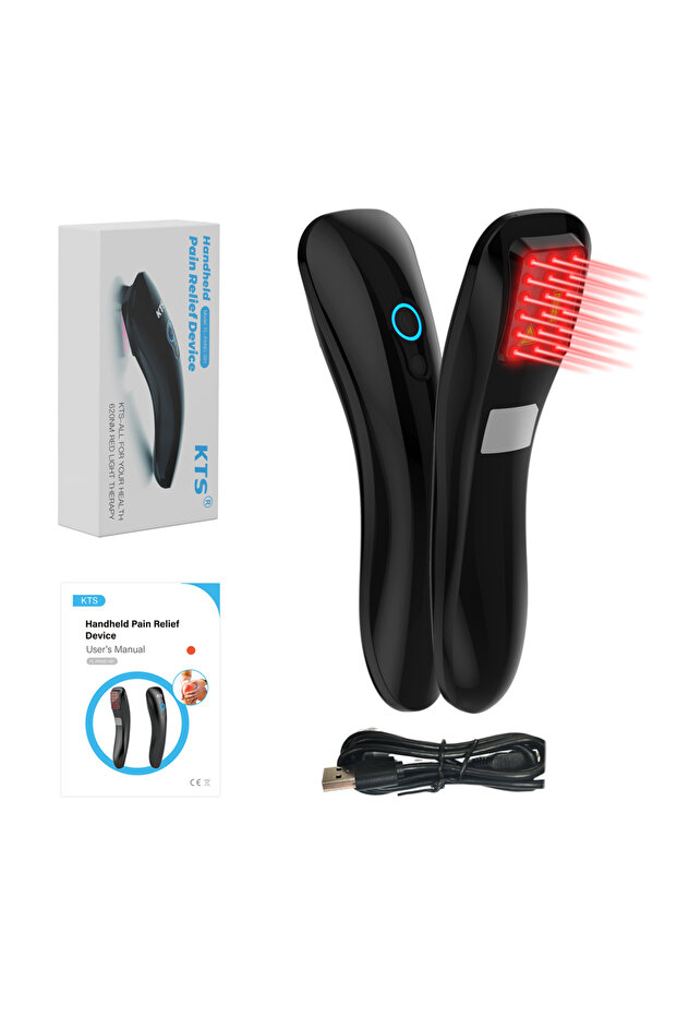 Black set KTS Red Light Therapy Device for Body Pain Relief 18x620nm Diode Red Infrared for Arthriti