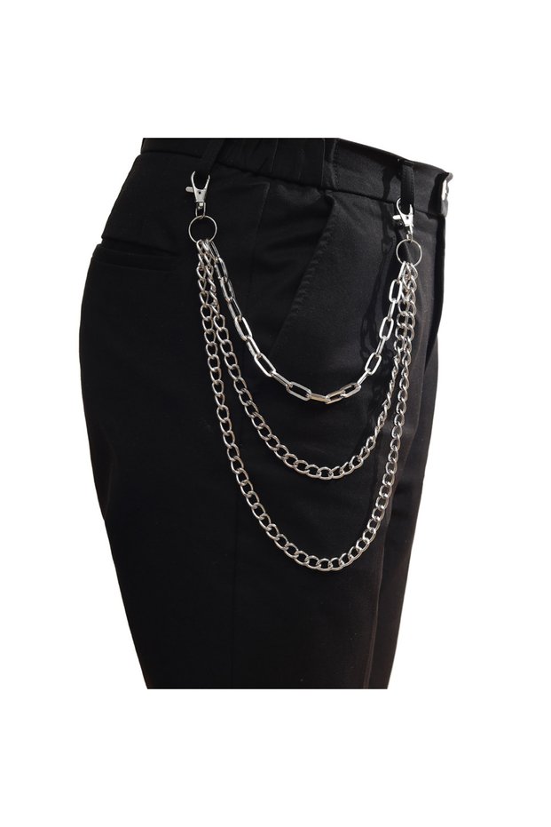 B-463 Punk Chain On The Jeans Pants Women Men Keychain Chains For Pants Hipster E Girl Boy Clothi