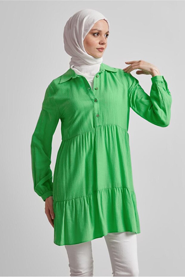 GÖMLEK YAKA TUNİK 44809 - 1