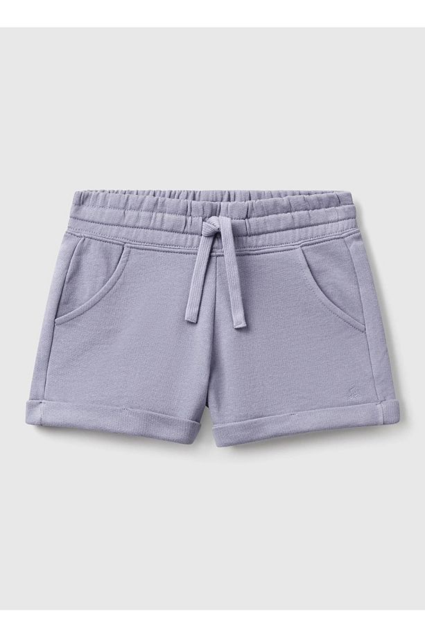 Normal Bel Regular Fit Lila Kız Çocuk Şort 3J68C901C - 1