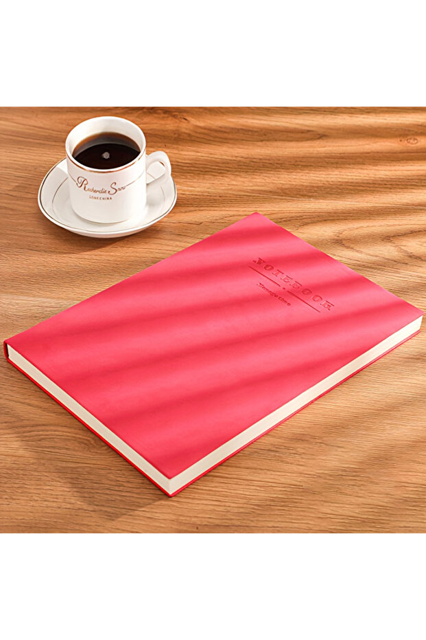 A4 Red Ultra Thick Universal A5/A4 Notebook, Back to School, Meeting minutes and sketches, Price is - 1